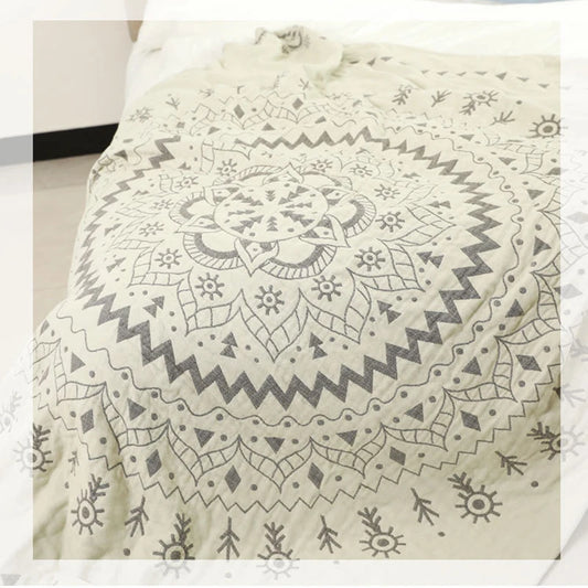 Summer Cotton Blanket Mandala Bohemia Style
