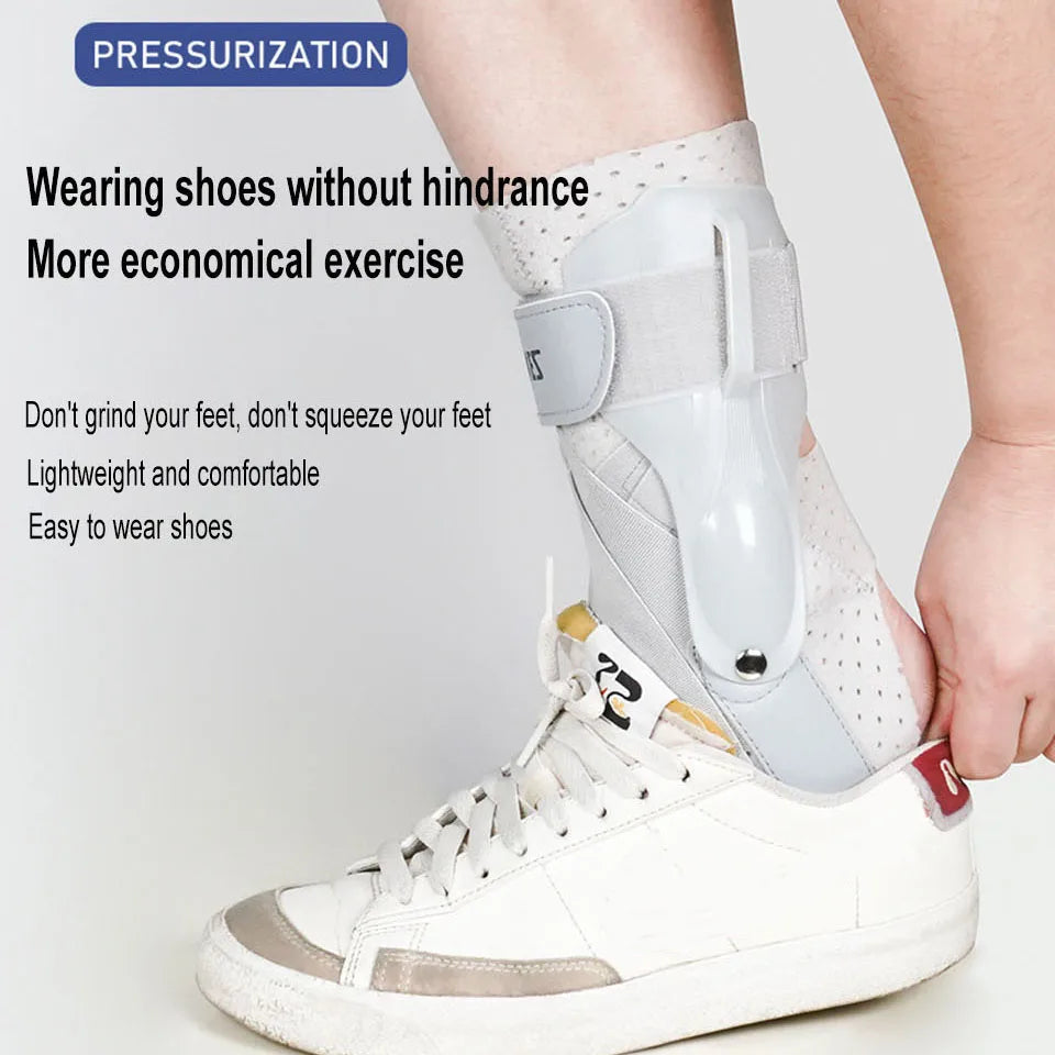 AOLIKES 1PCS Ankle Brace for Sprained Ankle, Ankle Support Brace with Side Stabilizers for Men & Women, Ankle Splint Stabilizer S1f73e296e47f4d649498177d51e30b18s Ocean Wave
