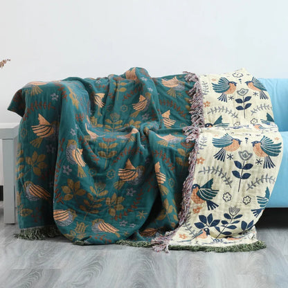 Fashion Cotton Throw Blanket Cover Boho Style