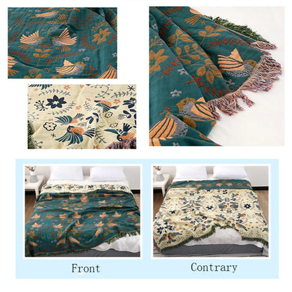 Fashion Cotton Throw Blanket Cover Boho Style