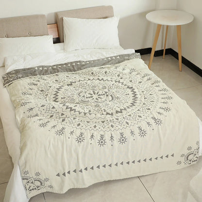 Summer Cotton Blanket Mandala Bohemia Style