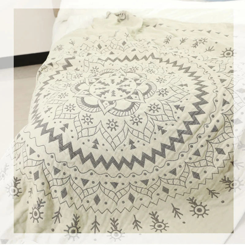 Summer Cotton Blanket Mandala Bohemia Style