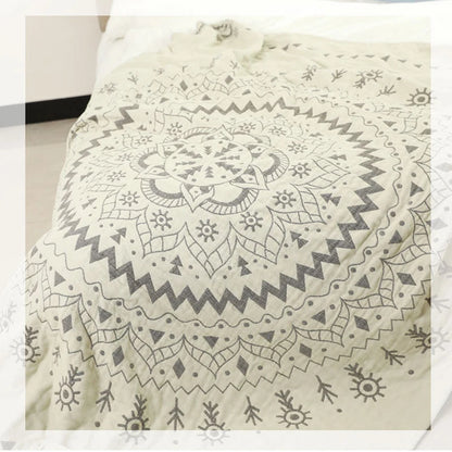Summer Cotton Blanket Mandala Bohemia Style