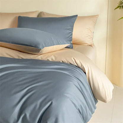 Svetanya 100% Egyptian Cotton Bed Linens Bedding Set Sheet Pillowcase Blanket Cover Ru Queen King Size