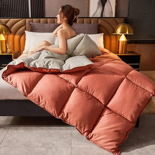 91-95%Goose Down Duvet Comforter Quilted 