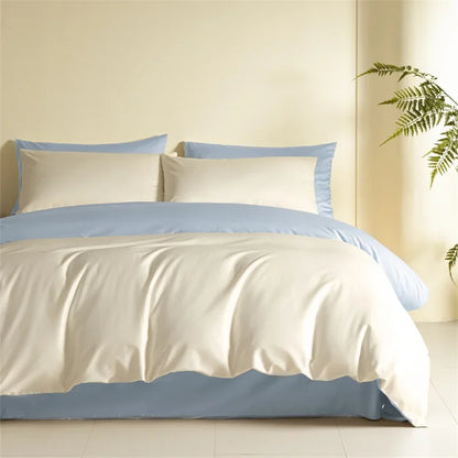 Svetanya 100% Egyptian Cotton Bed Linens Bedding Set Sheet Pillowcase Blanket Cover Ru Queen King Size