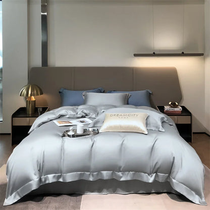 "lue Bamboo Bedding Set - Color Options Available"
