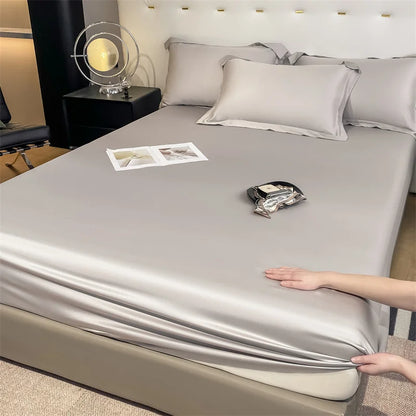 Premium 600+ Thread Count Bamboo Bed Sheet Set - 3pc Fitted Sheet & Pillowcases | Cooling & Hypoallergenic