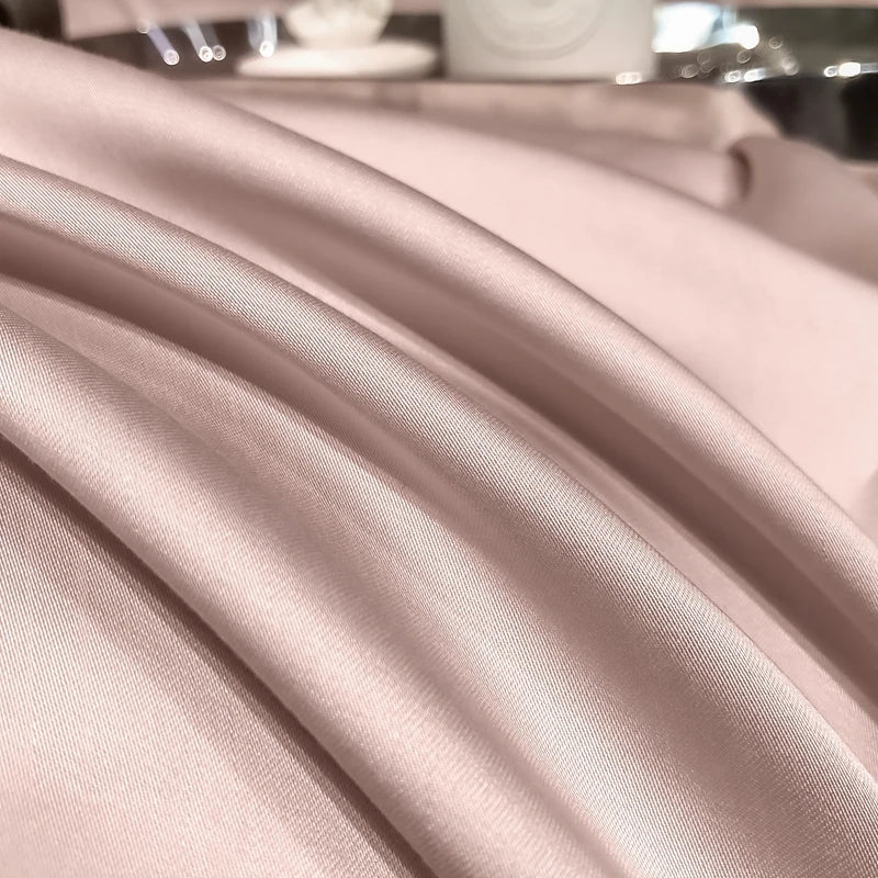 Close-up of pink fabric with a soft texture