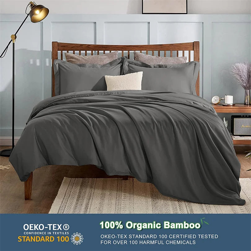 OEKO-TEX Certified Organic Bamboo Bedding Set - Lifestyle View