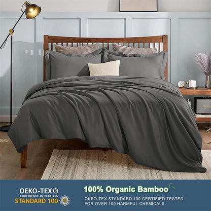 OEKO-TEX Certified Organic Bamboo Bedding Set - Lifestyle View