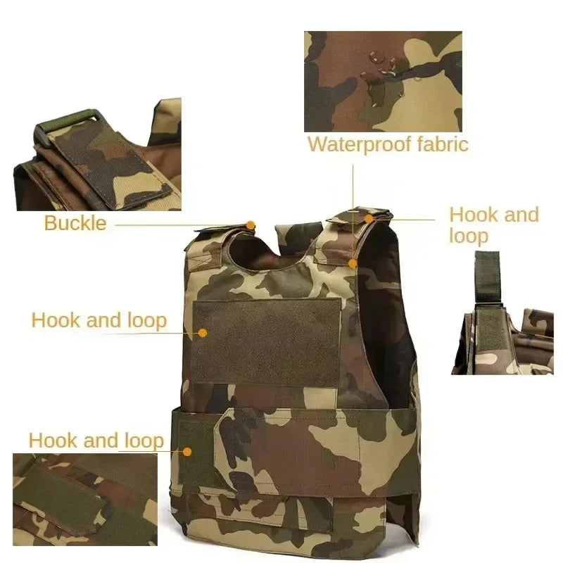Tactical Vest Multi functional Armor Tactical Carrier Vest CP Camo 800D Tactical Airsoft Vest Outdoor Climb Hunting Vests S5f05614d3a5b4de281761f10f400990e1 Ocean Wave