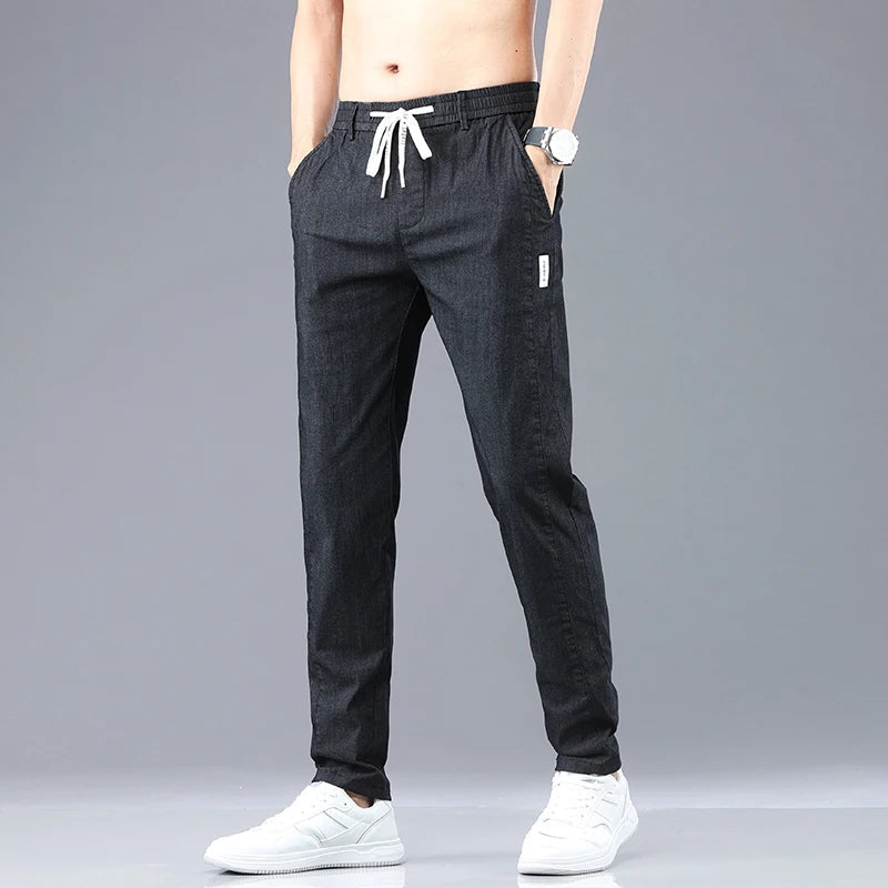 Cotton Casual Pants, Men's Classic Fashion Business Pants black S5f72cf1c6b15451293b7c52149c03db0p Ocean Wave