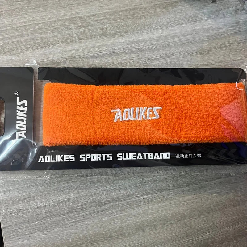 AOLIKES Cotton Sports Basketball Sweatband For Women Yoga Hair Band Head Sweat Band Fitness Gym Running Headband zweetband hoofd orange S64c7c398ec1c4864933cea791b1fa311s Ocean Wave