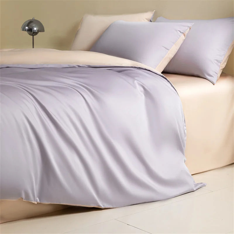Svetanya 100% Egyptian Cotton Bed Linens Bedding Set Sheet Pillowcase Blanket Cover Ru Queen King Size