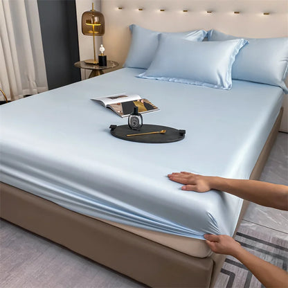 Premium 600+ Thread Count Bamboo Bed Sheet Set - 3pc Fitted Sheet & Pillowcases | Cooling & Hypoallergenic