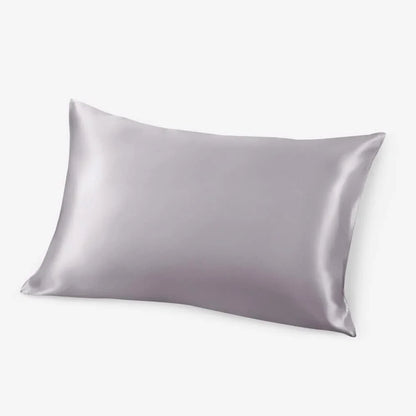 Silky pillowcase on a white background