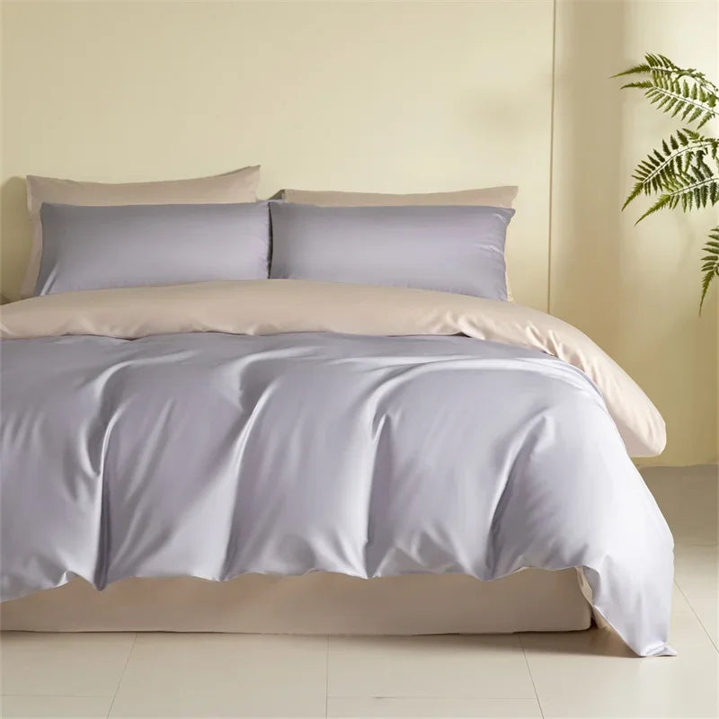 Svetanya 100% Egyptian Cotton Bed Linens Bedding Set Sheet Pillowcase Blanket Cover Ru Queen King Size