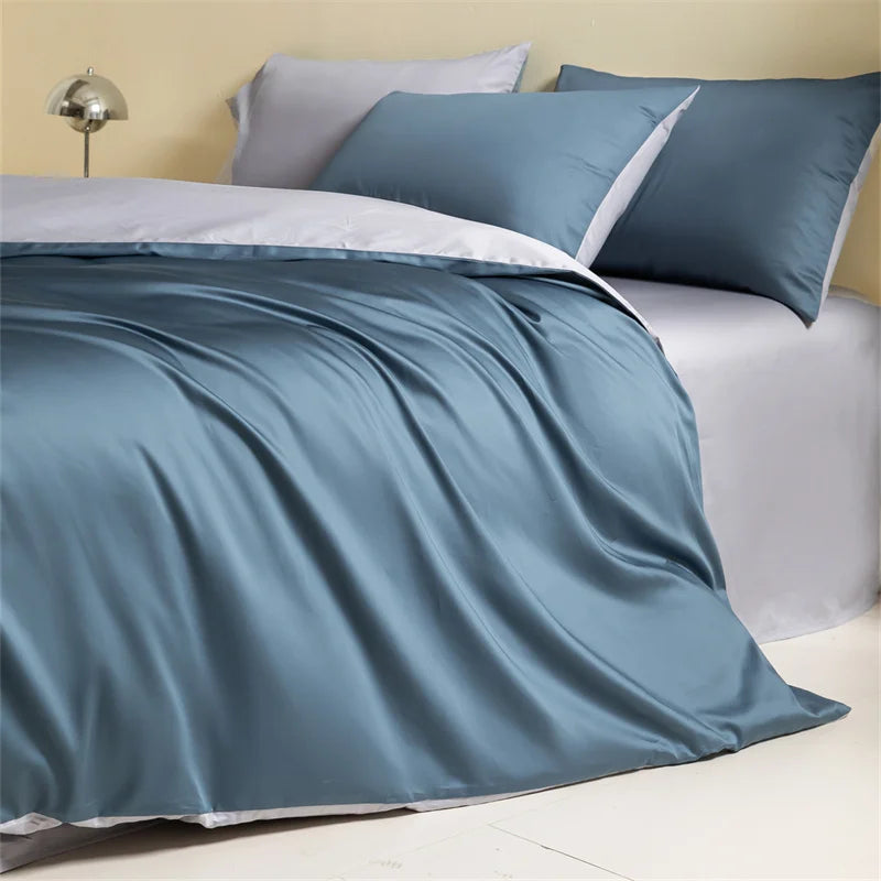 Svetanya 100% Egyptian Cotton Bed Linens Bedding Set Sheet Pillowcase Blanket Cover Ru Queen King Size