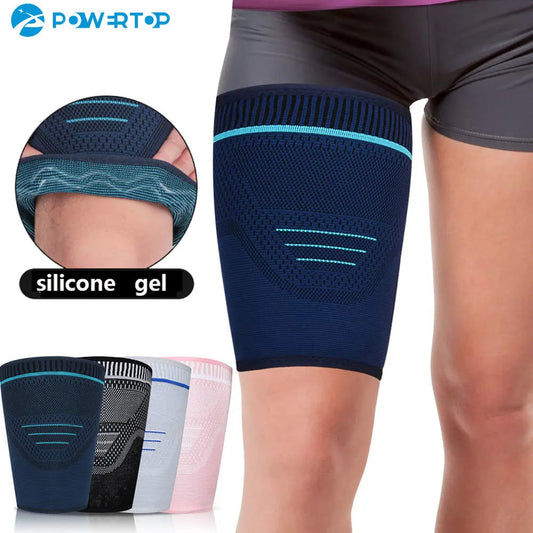 1Pcs Thigh Compression Sleeve,Anti-slip Breathable Quad and Hamstring Support Brace Upper Leg Compression Wrap for Women Men S9b7fa3c4171b4afdbaa55a724bbe5691A Ocean Wave