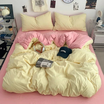 simple double-spell four-piece bedding