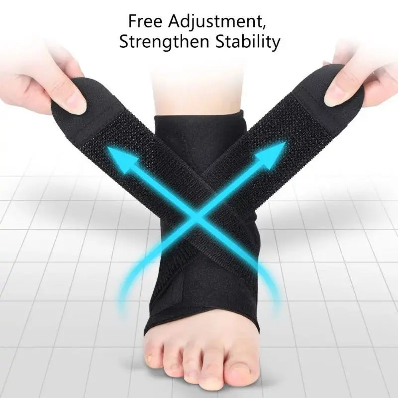 Adjustable Ankle Brace Breathable & Comfortable Elastic Ankle Support Sleeve Running Basketball Volleyball Foot Tendon Support Sb914a609e6f9413bb159e2087485461du Ocean Wave