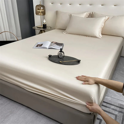 Premium 600+ Thread Count Bamboo Bed Sheet Set - 3pc Fitted Sheet & Pillowcases | Cooling & Hypoallergenic