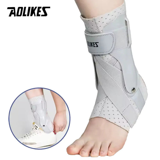 AOLIKES 1PCS Ankle Brace for Sprained Ankle, Ankle Support Brace with Side Stabilizers for Men & Women, Ankle Splint Stabilizer Sda0afaeb743043a798d75552df1c275c5 Ocean Wave
