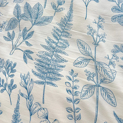 Washed Cotton Double Yarn Single Quilt Cover Simple Wind Ins Wind Small Floral Korean Version Duvet Skin Friendly Bedding