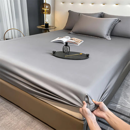 Premium 600+ Thread Count Bamboo Bed Sheet Set - 3pc Fitted Sheet & Pillowcases | Cooling & Hypoallergenic