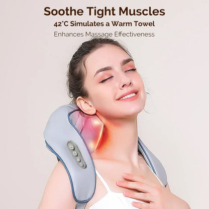 Wireless Trapezius Massager 3 Models Electric Shoulder Neck Back Massager Kneading Shawl Cervical Deep Tissue Relaxing Massage Pillow New Se2d6a3c6f22c4e04bf3dd4cfaba0fb54C Ocean Wave