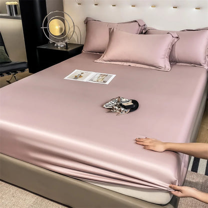 Premium 600+ Thread Count Bamboo Bed Sheet Set - 3pc Fitted Sheet & Pillowcases | Cooling & Hypoallergenic