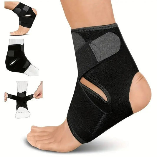 Adjustable Ankle Brace Breathable & Comfortable Elastic Ankle Support Sleeve Running Basketball Volleyball Foot Tendon Support HJH-BD-1Pcs Sf643da645f3f49faabd7f82eafd28b44r Ocean Wave
