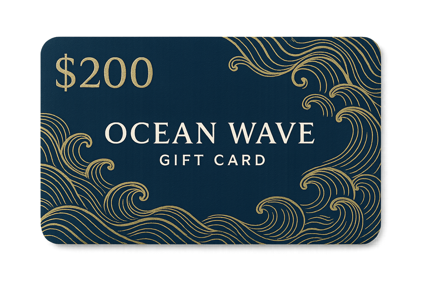 Ocean Wave $200 Gift Card