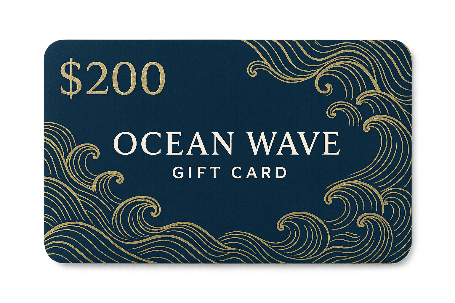 Ocean Wave $200 Gift Card