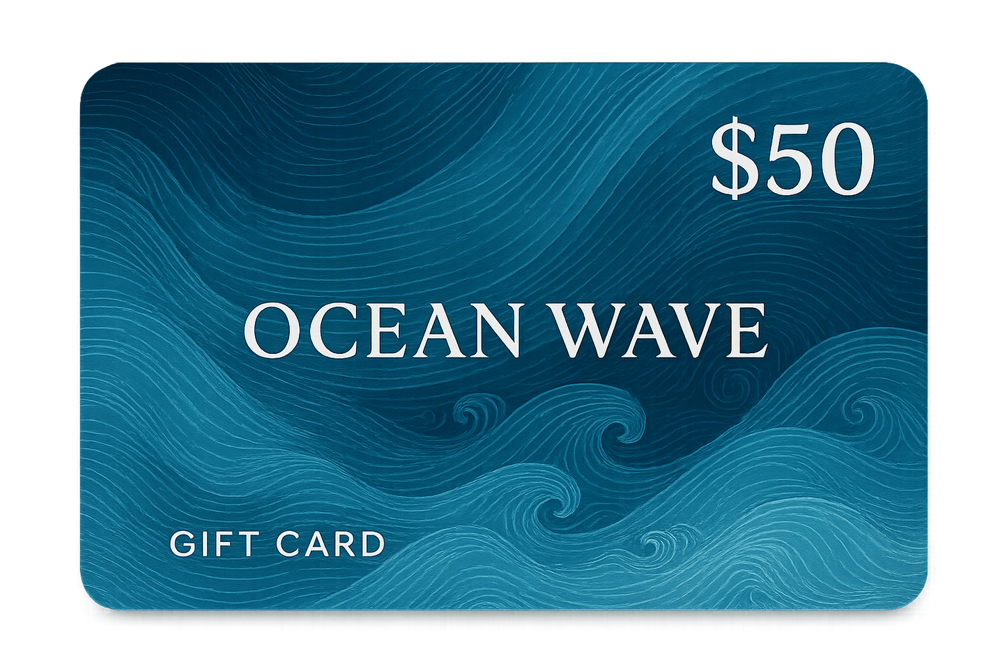 Ocean Wave $50 Gift Card