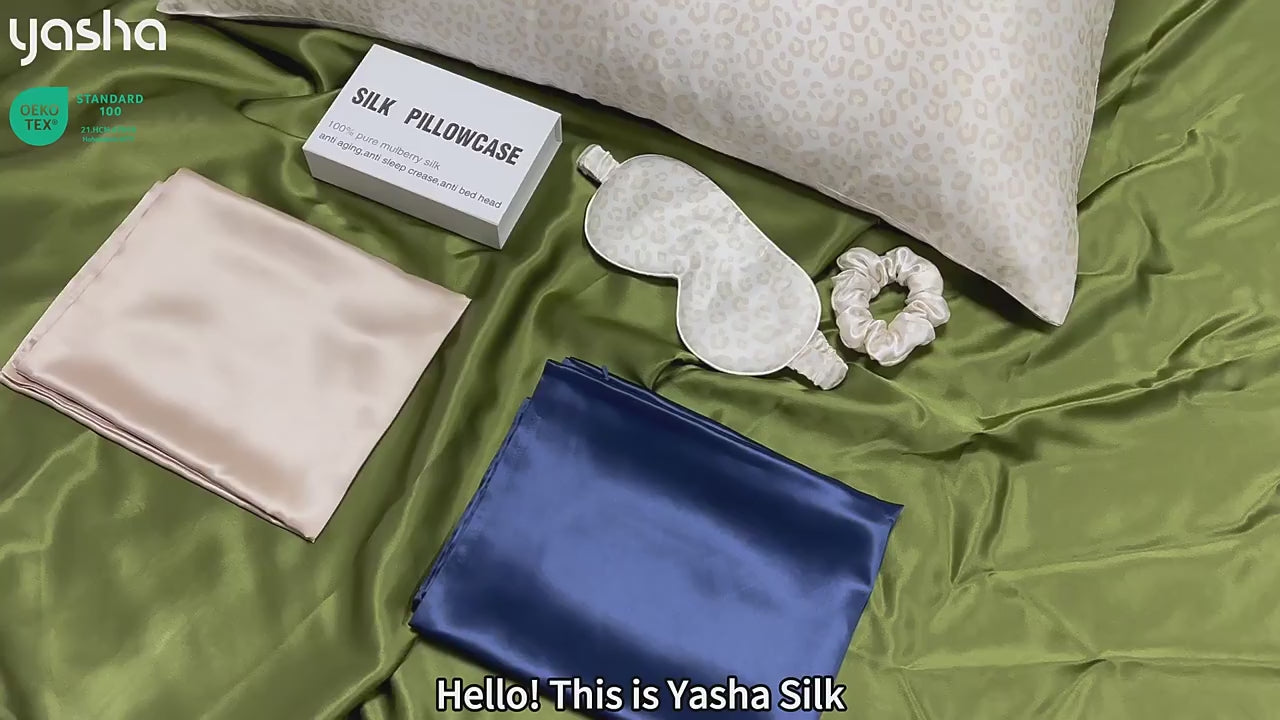 Mulberry Silk Pillowcase with Hidden Zipper - 100% Natural Silk