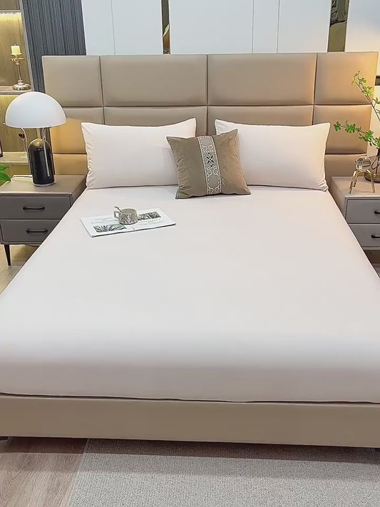 Cotton Fitted Bed Sheet 300 TC with Elastic Band 